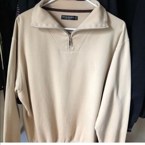 yves saint laurent half zip sweater